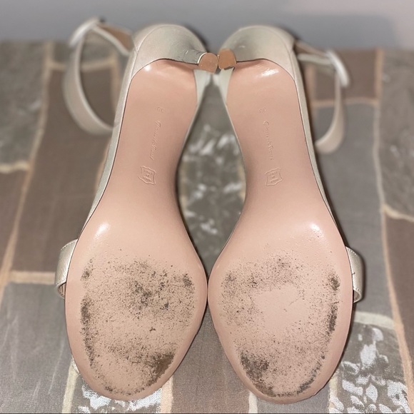 Gianvito Rossi Portofino Sandals Pearl White 38 - Picture 5 of 13